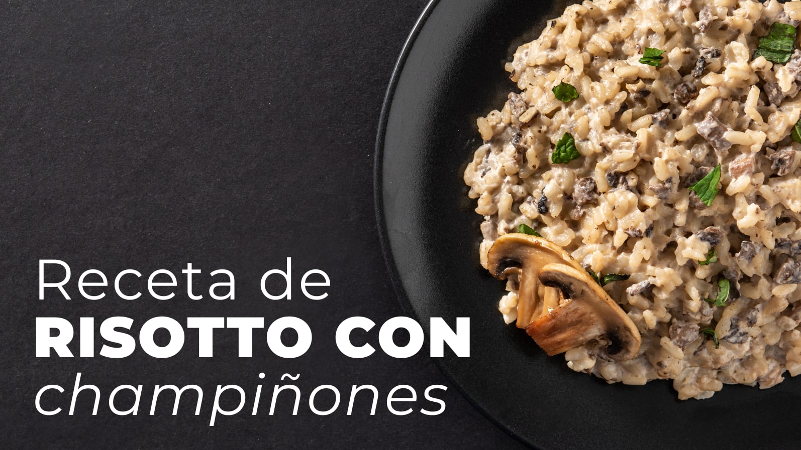 Risotto de champiñones