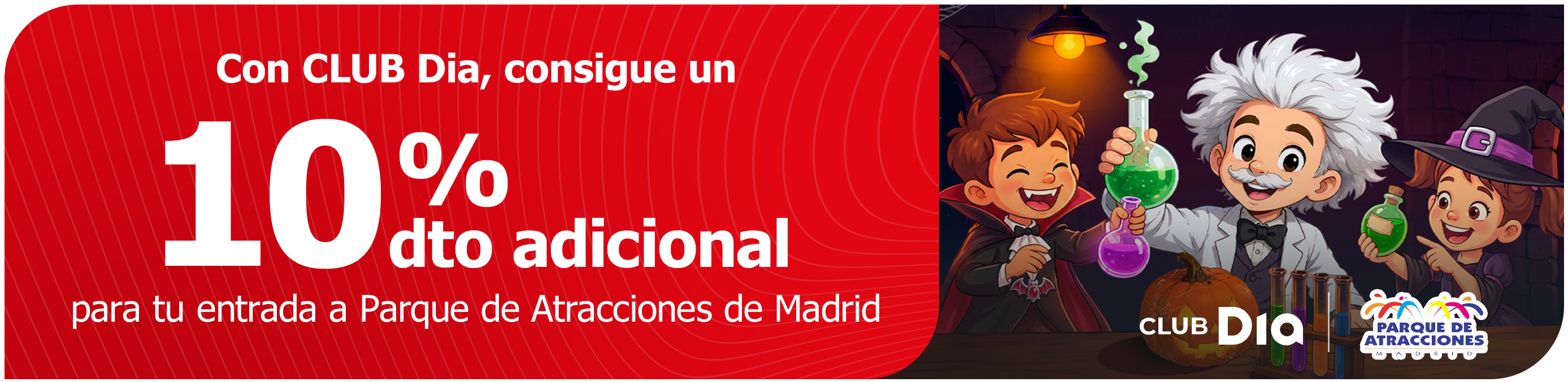 CLUB Dia te hace disfrutar con Parque de Atracciones de Madrid CLUB Dia te hace disfrutar con Parque de Atracciones de Madrid