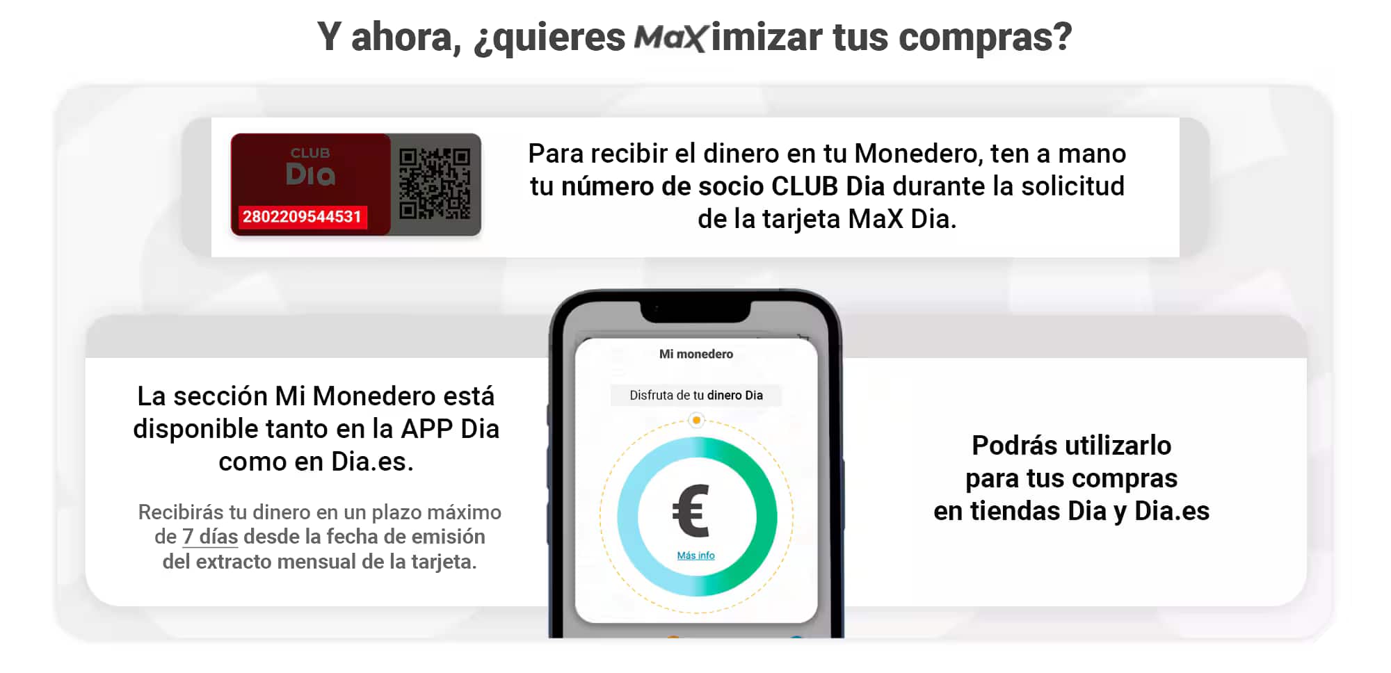 Y ahora, ¿quieres maXimizar tus compras?