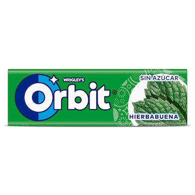 Chicles sabor hierbabuena sin azúcar Orbit 14 g-0