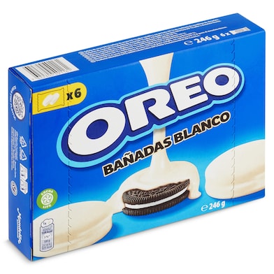 Galletas Oreo bañadas en chocolate blanco 246 g-0