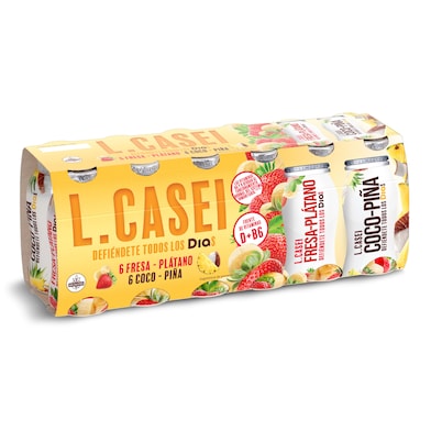 L-Casei fresa-plátano y coco-piña Dia 12 x 100 g-0