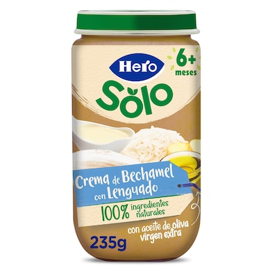 Crema de bechamel con lenguado Hero 235 g-0