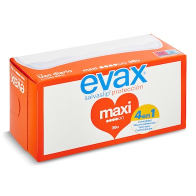 Protegeslips protección maxi Evax 36 unidades-0