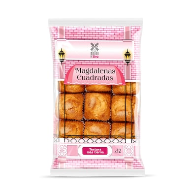 Magdalenas cuadradas El Molino de Dia 350 g-0