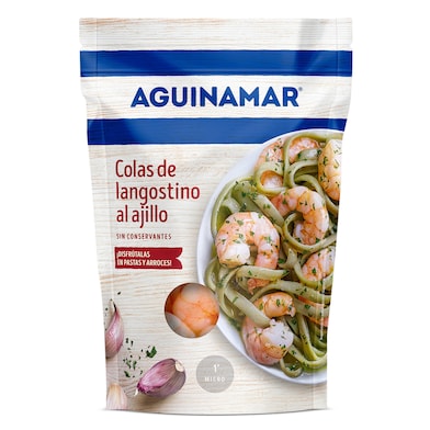 Colas de langostino al ajillo Aguinamar 105 g-0