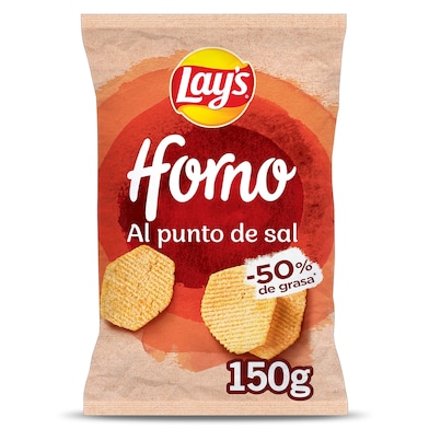 Lay's Horno al punto de sal 150 g-0