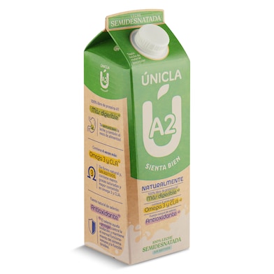 Leche semidesnatada A2 Únicla 1 L-0