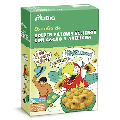 Cereales rellenos de cacao y avellana Gran Dia 500 g-0