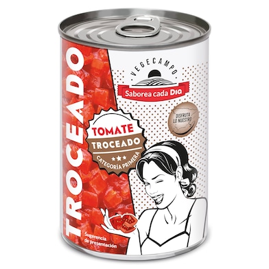 Tomate troceado Dia Vegecampo 400 g-0