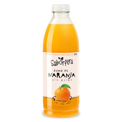 Zumo de naranja 100% exprimido sin pulpa Dia Saborfera 1 L-0