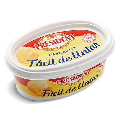 Mantequilla fácil de untar President 125 g-0
