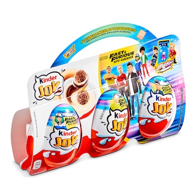 Huevos de chocolate con sorpresa Kinder 3 x 20 g-0