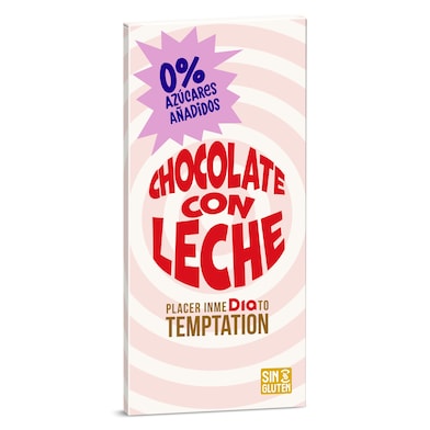 Chocolate con leche sin azúcares añadidos Dia Temptation 100 g-0