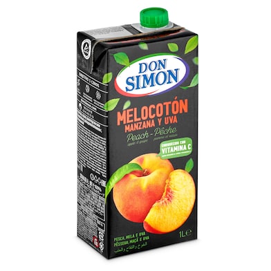 Zumo de melocotón, uva y manzana Don Simón 1 L-0