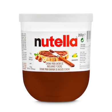 Crema de cacao con avellanas Nutella 200 g-0