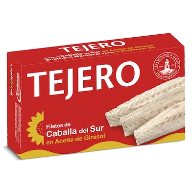 Filetes de caballa en aceite de girasol Tejero 80 g-0