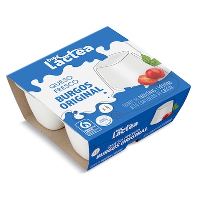 Queso fresco de Burgos Dia Láctea 4 x 62.5 g-0