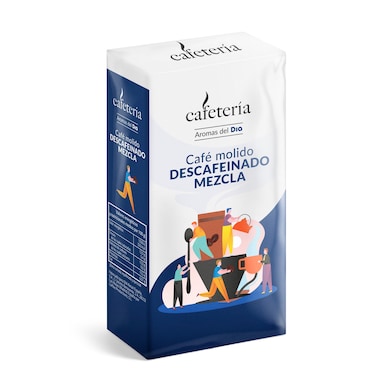 Café molido mezcla descafeinado Dia Cafetería 250 g-0