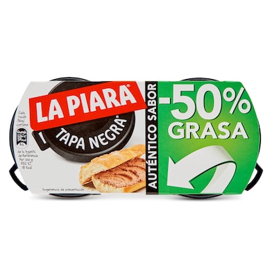 Paté -50% grasa La piara Tapa Negra 2 x 73 g-0