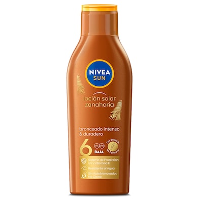 Leche solar zanahoria spf 6 Nivea 200 ml-0