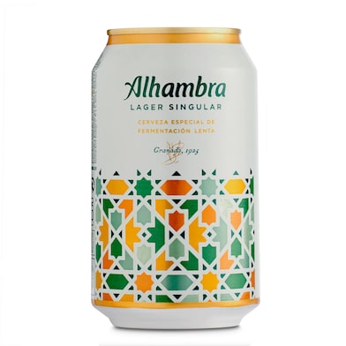 Cerveza lager Alhambra 33 cl-0