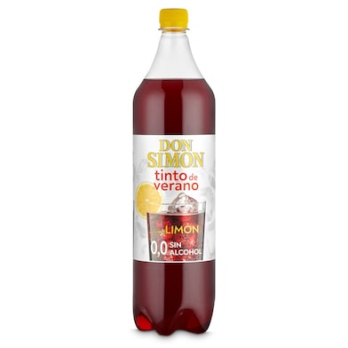 Tinto de verano sin alcohol con limón Don Simón 1.5 L-0