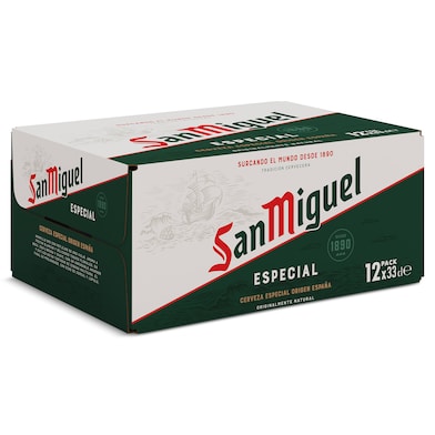 Cerveza San Miguel pack 12 x 33 cl-0