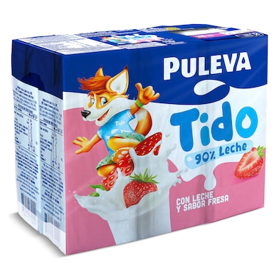 Batido de fresa Puleva 6 x 200 ml-0