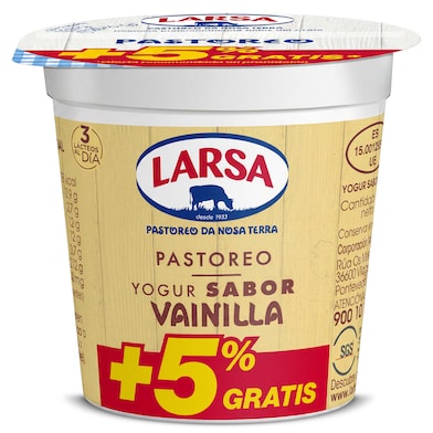 Yogur sabor vainilla Larsa 125 g-0