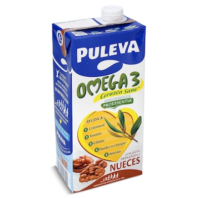 Bebida láctea omega 3 con nueces Puleva 1 L-0