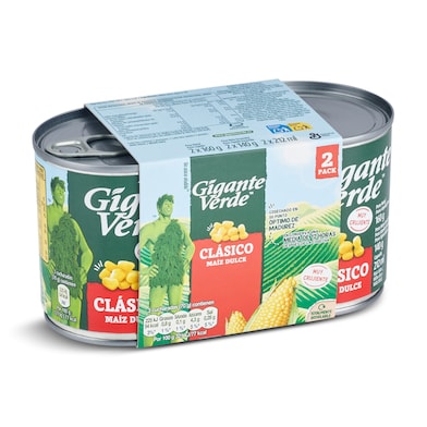 Maíz clásico Gigante Verde 2 x 140 g-0