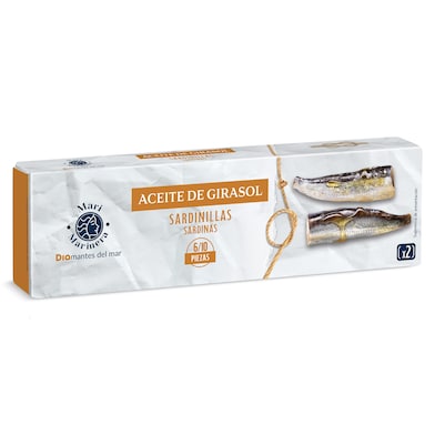 Sardinillas en aceite de girasol Dia Mari Marinera 2 x 65 g-0