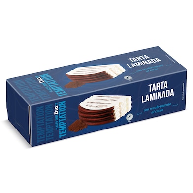 Tarta laminada nata y chocolate Dia Temptation 525 g-0