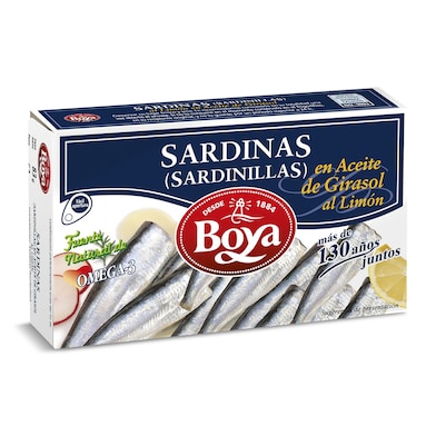 Sardinas en aceite vegetal Boya 63 g-0