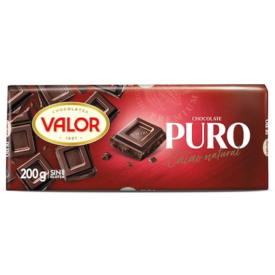 Chocolate puro Valor 200 g-0