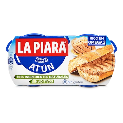 Crema de atún La piara 2 x 75 g-0