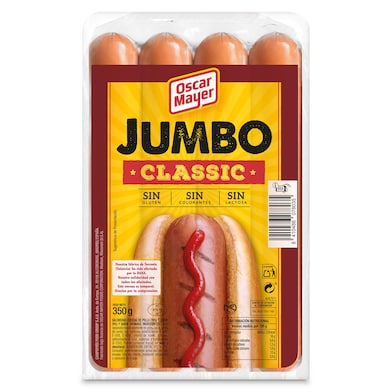 Salchichas cocidas jumbo classic Oscar Mayer 350 g-0