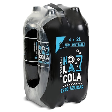 Refresco de cola zero Dia Hola Cola 4 x 2 L-0