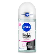 Desodorante roll-on invisible black & white Nivea 50 ml