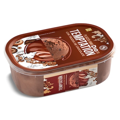 Barqueta de chocolate con trozos Dia Temptation 540 g-0
