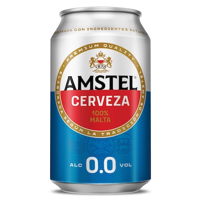 Cerveza 0,0% alcohol Amstel 33 cl-0