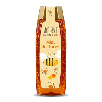 Miel de flores antigoteo Mielove de Dia 500 g-0