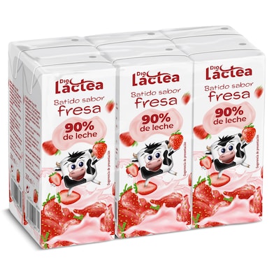 Batido de fresa Dia Láctea 6 x 200 ml-0