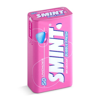 Caramelos bubble fresh sin azúcar Smint 35 g-0