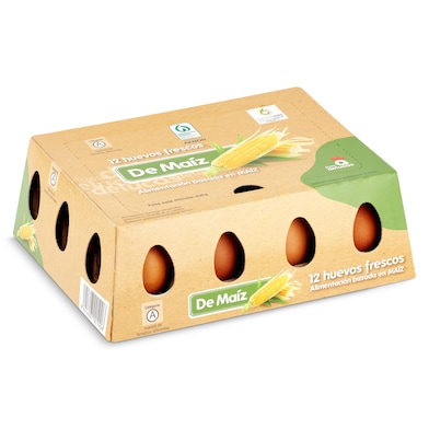 Huevos medianos/grandes M/L maíz Grupo de lucas 12 unidades-0