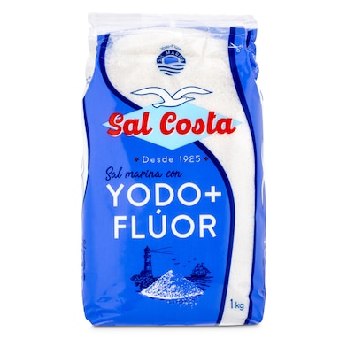 Sal con yodo más flúor Costa 1 Kg-0