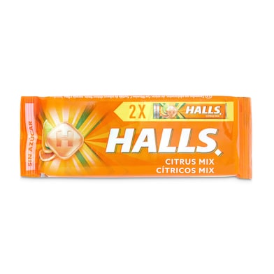 Caramelos sabor cítricos Halls 2 x 32 g-0