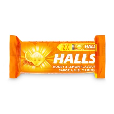 Caramelos sabor miel y limón Halls 2 x 32 g-0