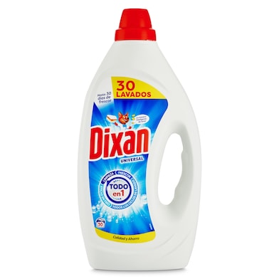Detergente líquido todo en uno Dixan 30 lavados-0